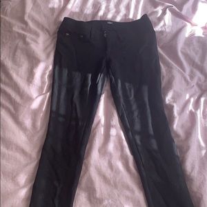 Express black stretchy jeans